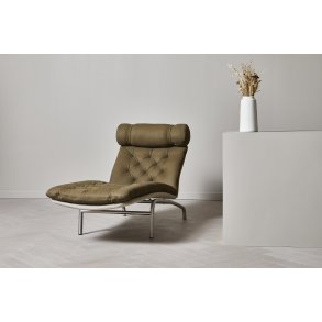 The Vodder Chaise  - L�der Touch oliven  